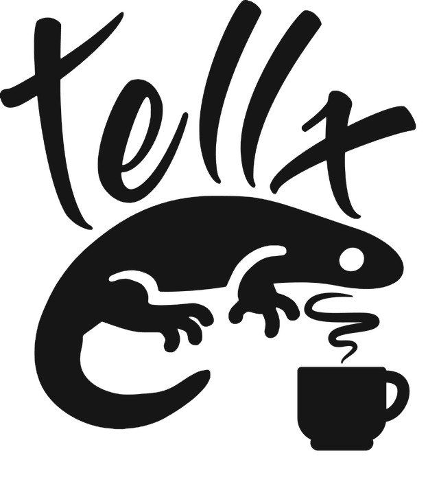 Iguana con café - mascota del sitio